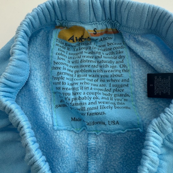 Aviator Nation Light Blue Track Pants - Picture 2 of 2